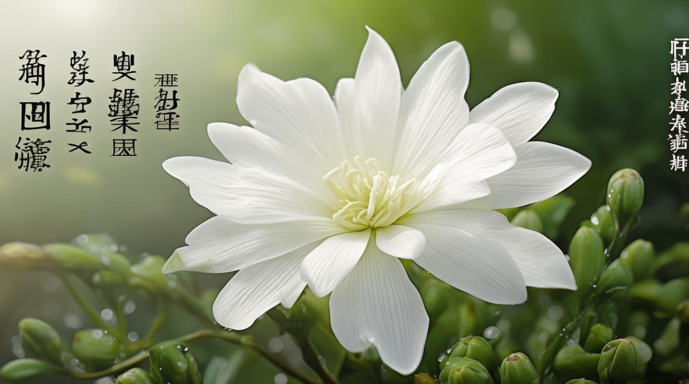 中药材玉簪花