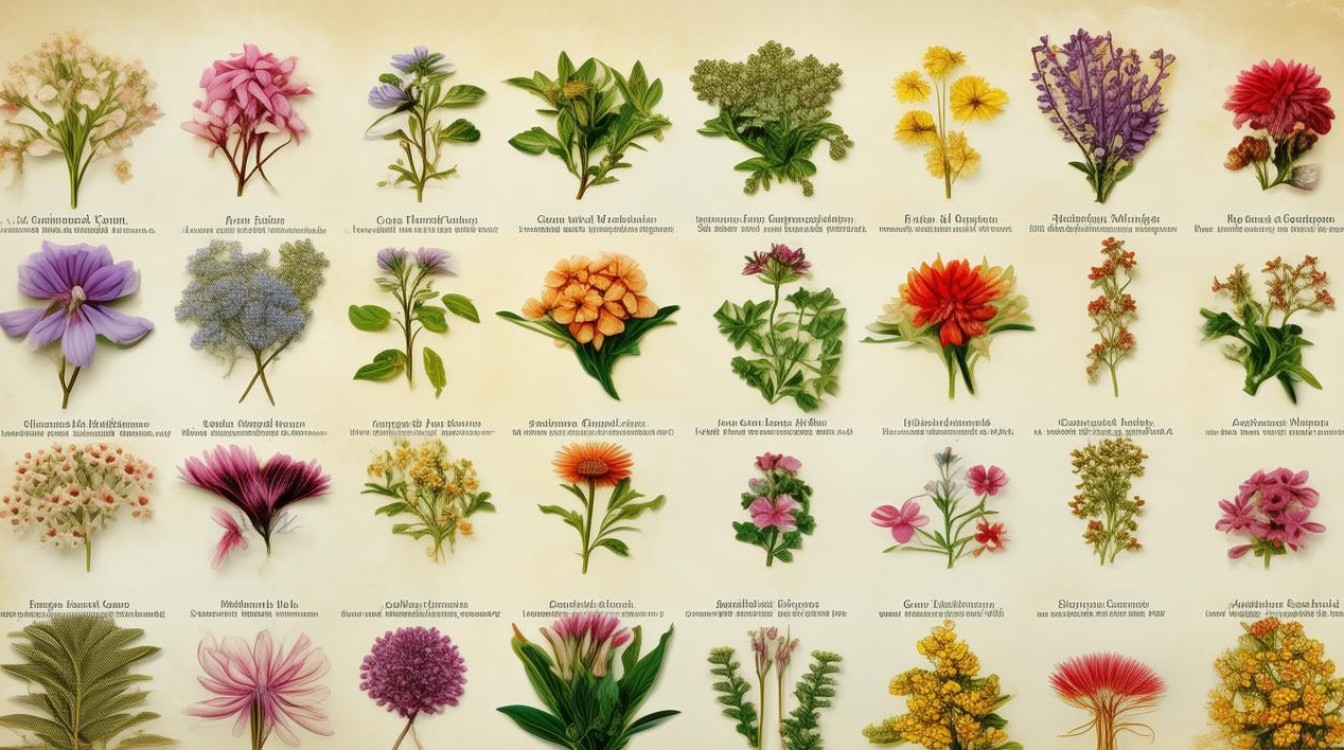 花类中药材图片