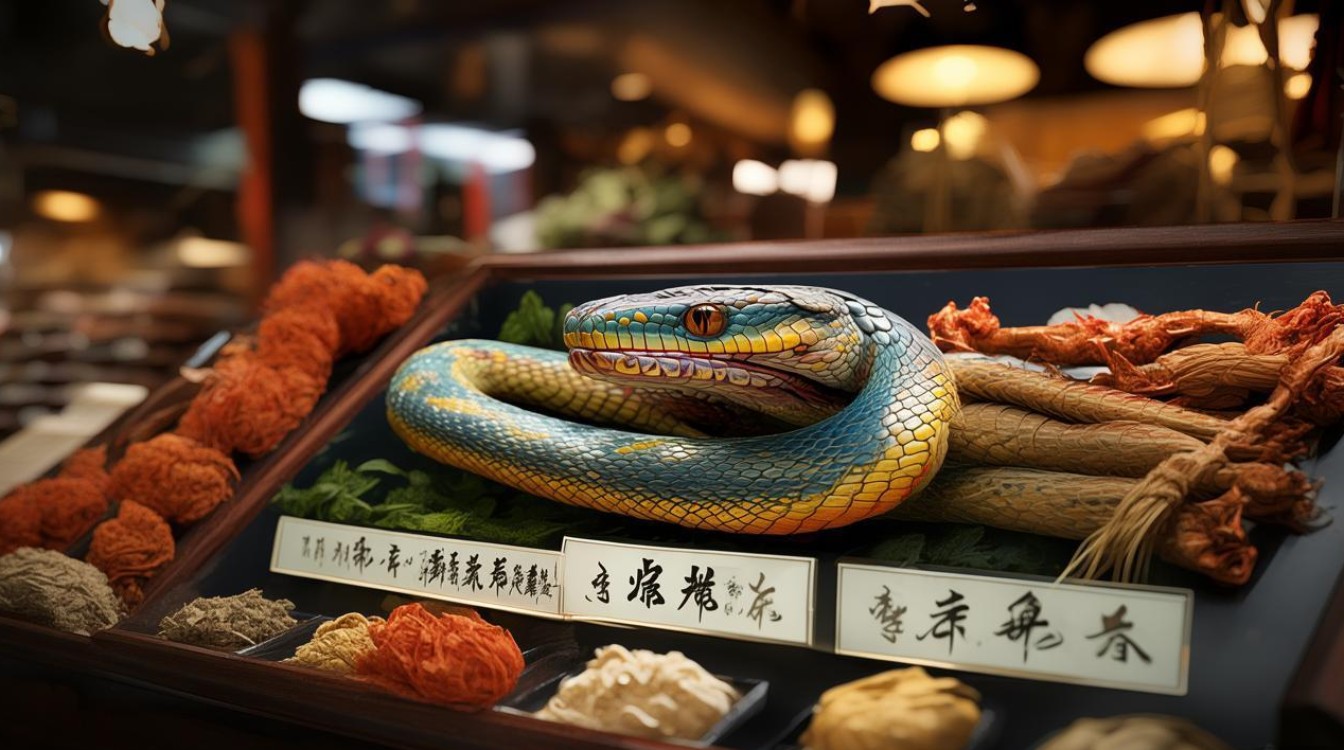 中药材花蛇