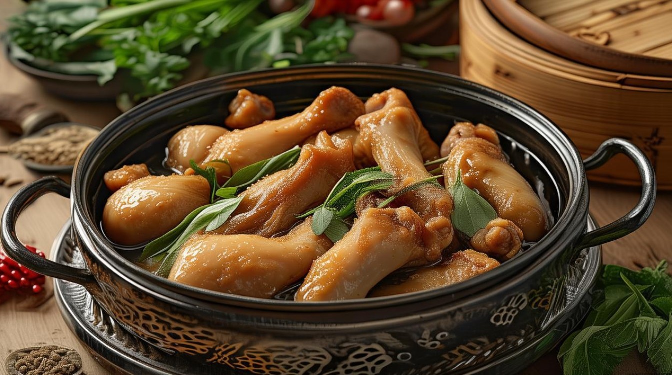 炖鸡脚药材
