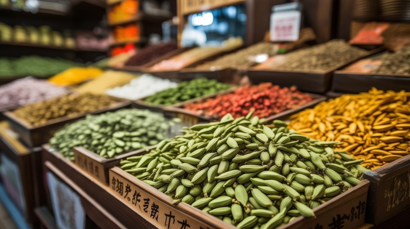 豆蔻药材图片