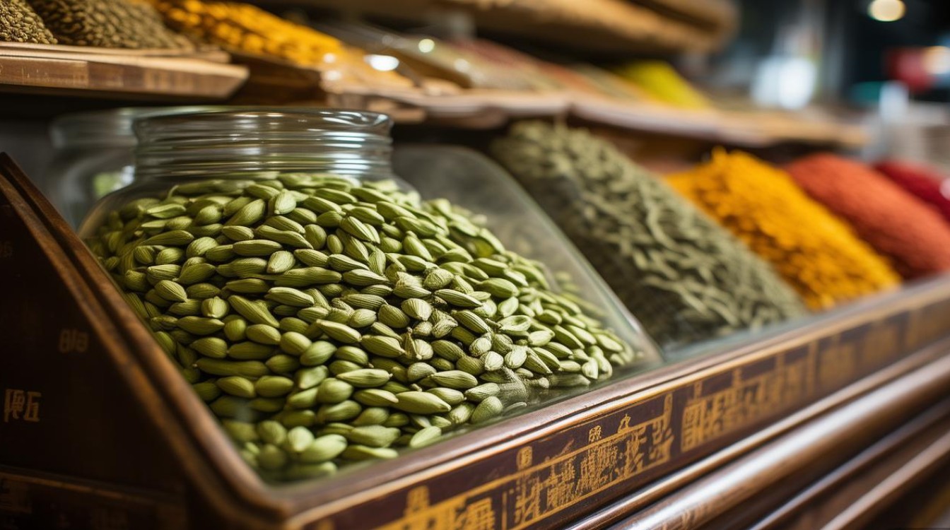 豆蔻药材图片