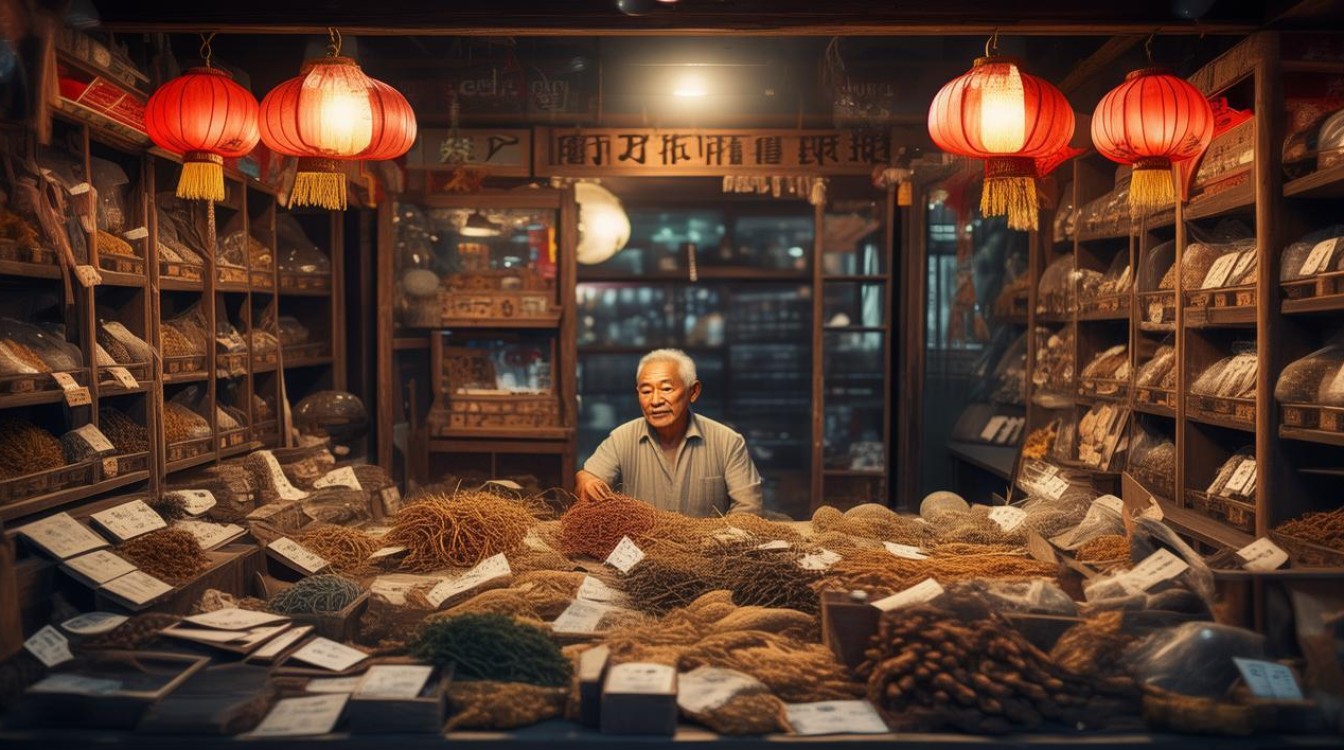 中草药 红灯笼