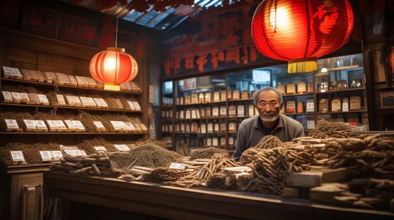 中草药 红灯笼