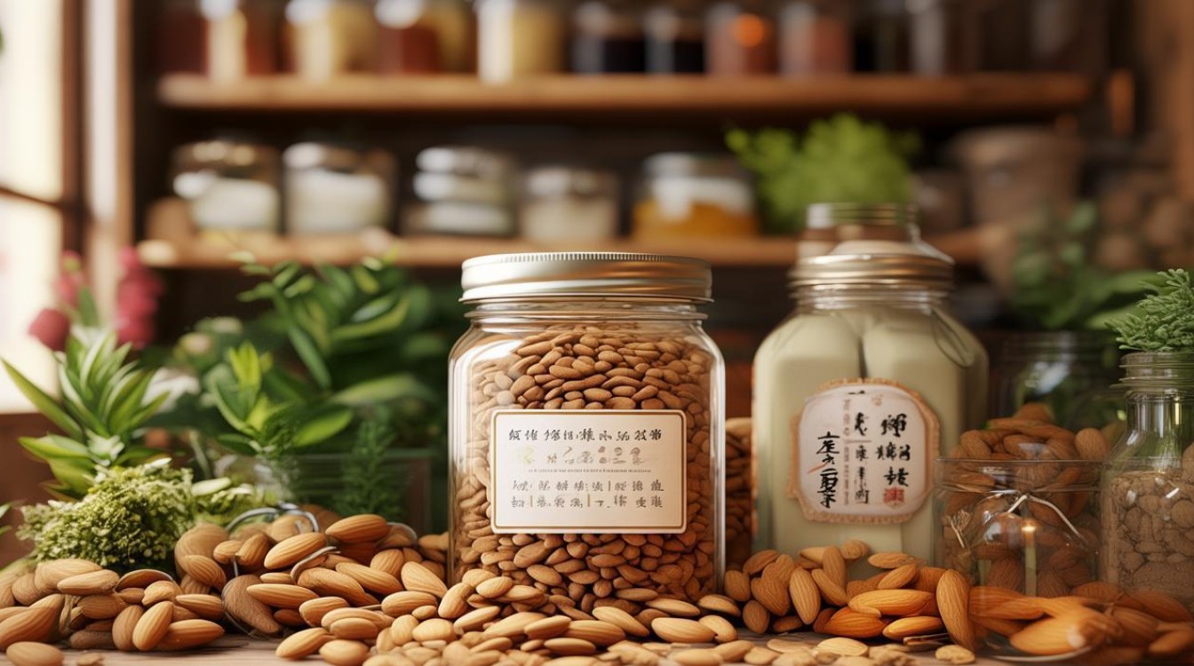 中草药杏仁的功效