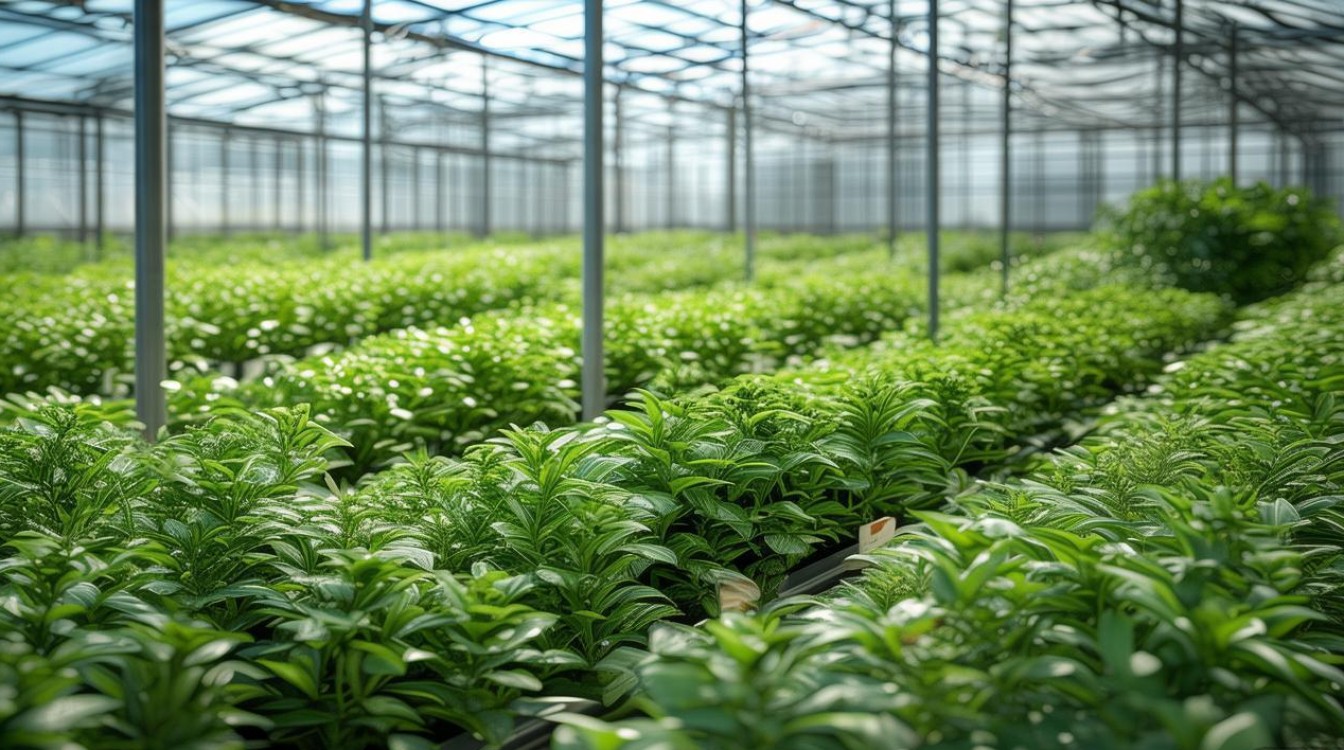 大棚种植中草药