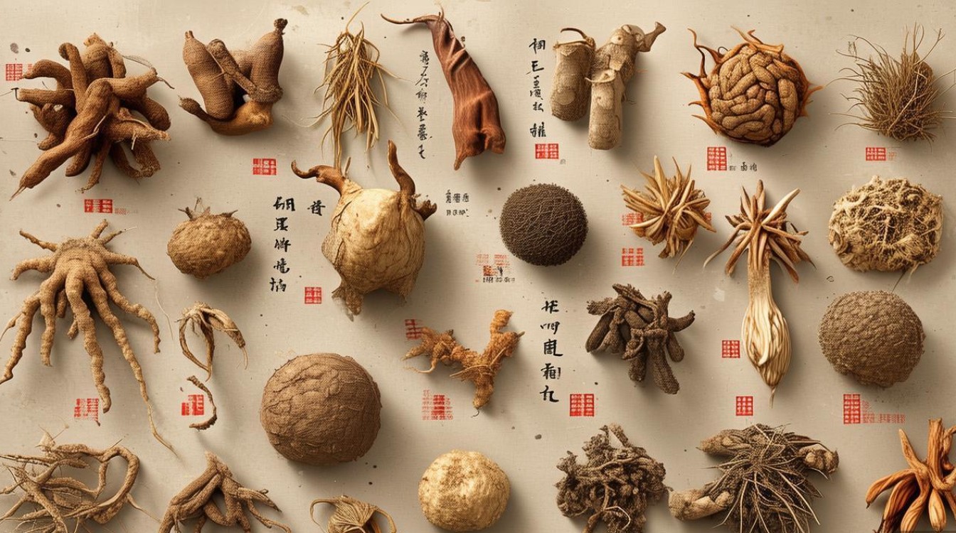 中草药根茎图片