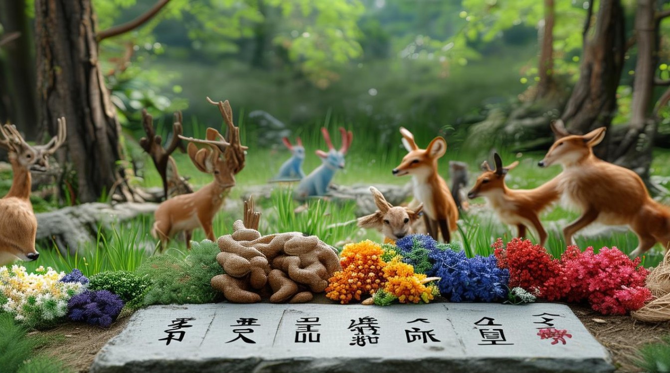 动物与中草药