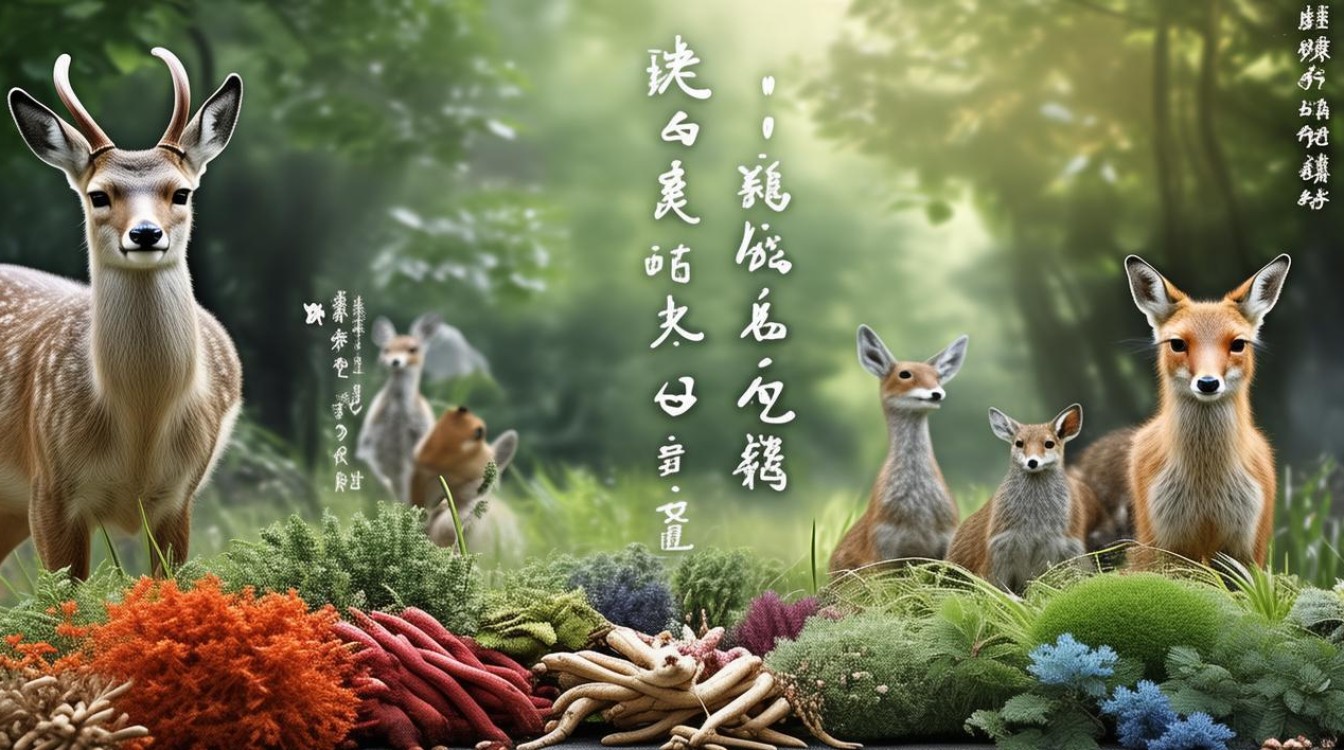 动物与中草药