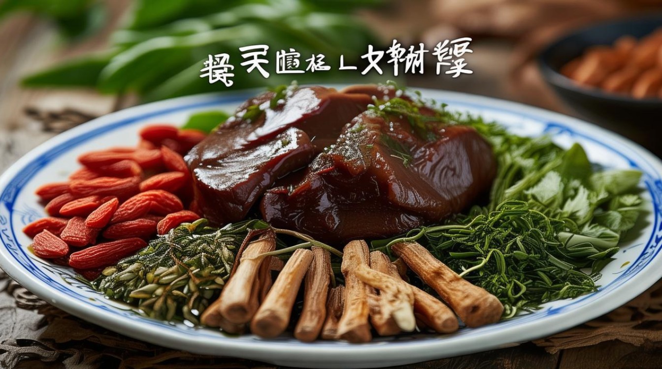 中草药猪肝