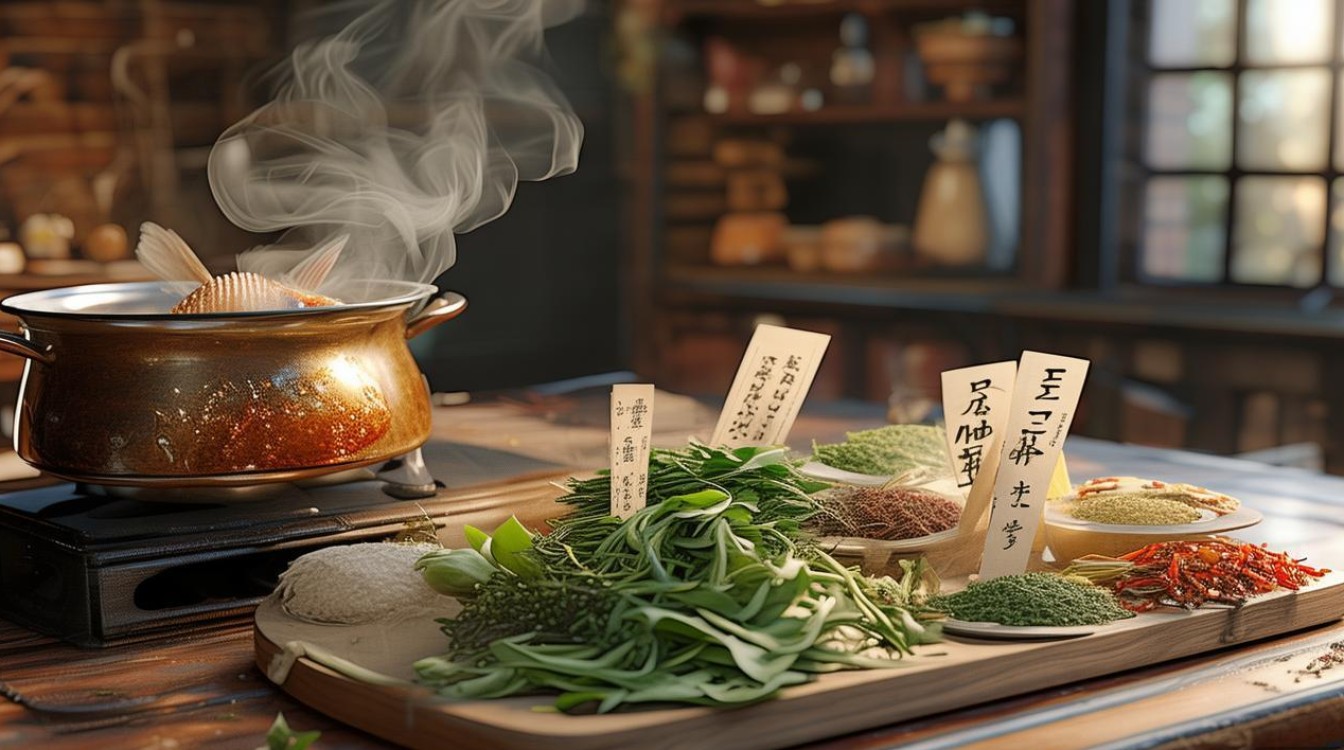 鱼炖什么药材