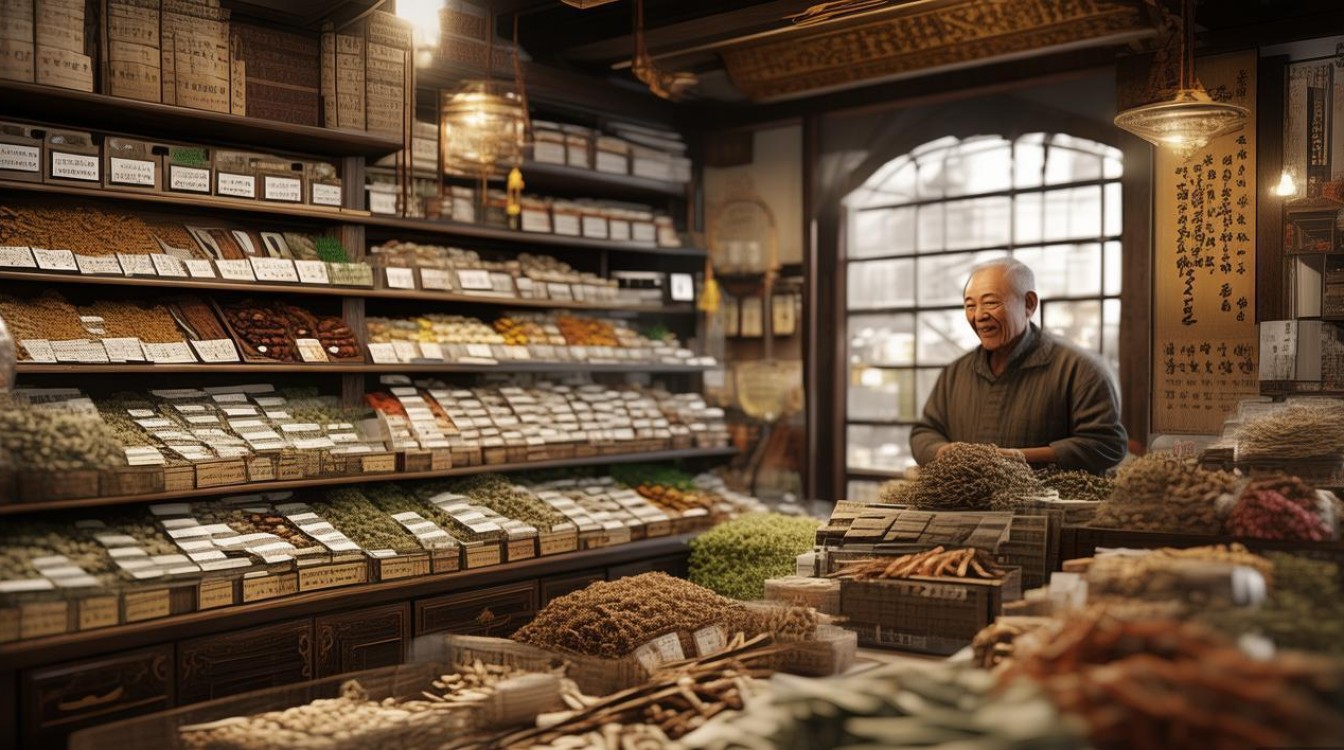 中草药店铺