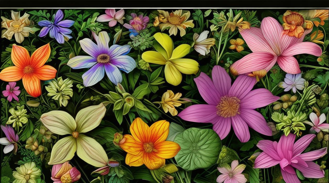 中草药花图片