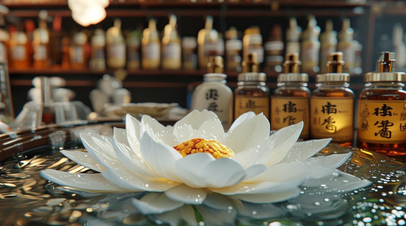 中药材 莲花