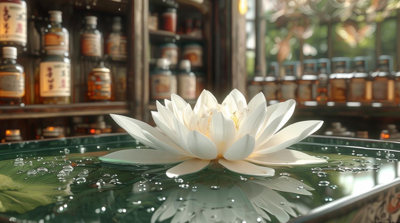 中药材 莲花