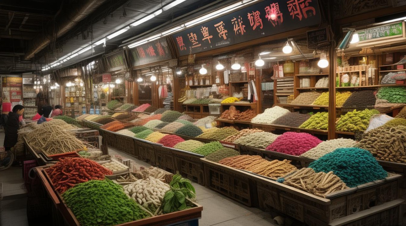 昆明中草药材交易市场