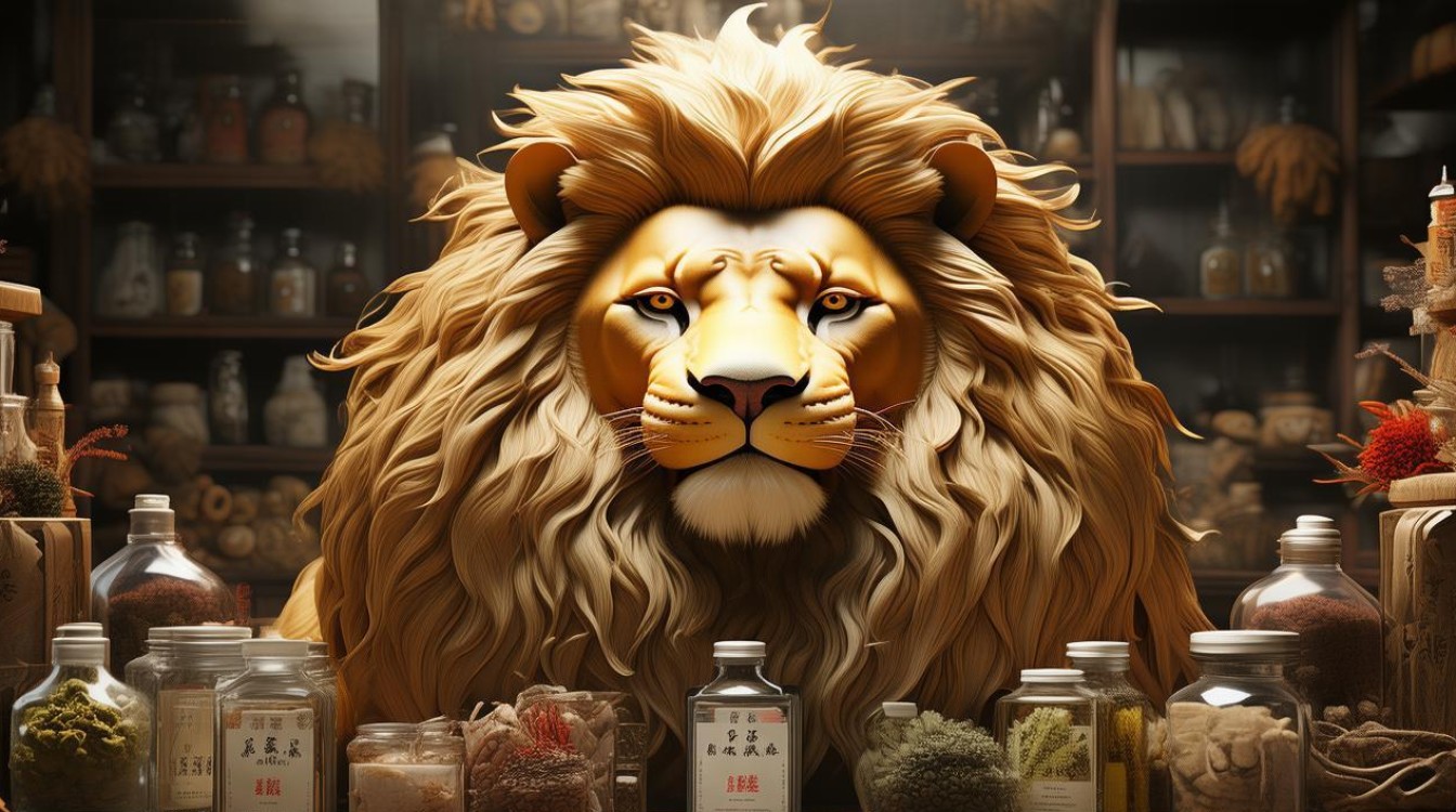 药材金毛狮子