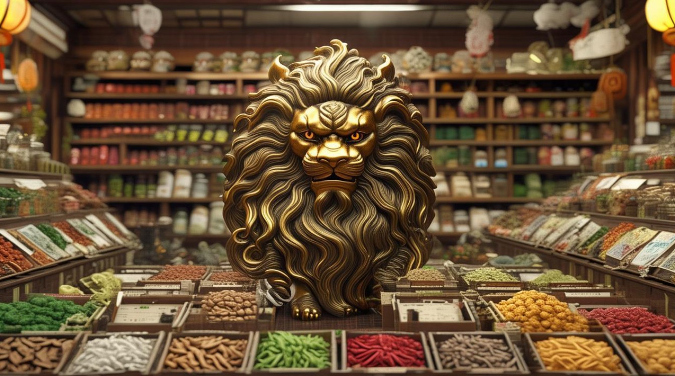 药材金毛狮子