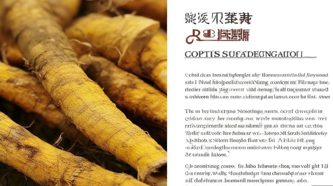 黄连药材图片
